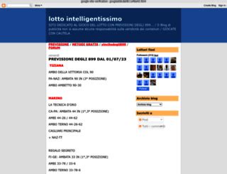Lottointellegente.blogspot.com website. Lotto .